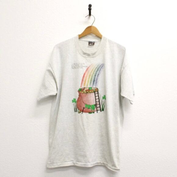 Vintage Irish Pot Of Gold T Shirt XL - Picture 1 of 7
